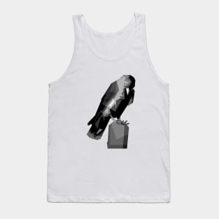 crow in grayscale Tank Top